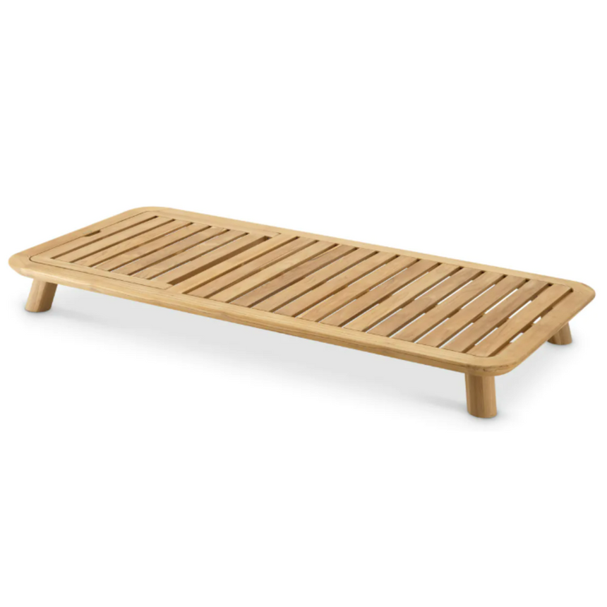 Weston wooden sun lounger