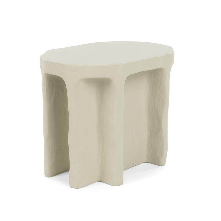 Born To Be Alive Oval műgyanta lerakóasztal