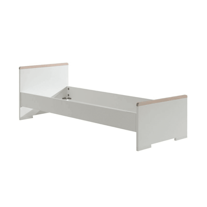 London wooden children's bed 90x200 with bed linen holder