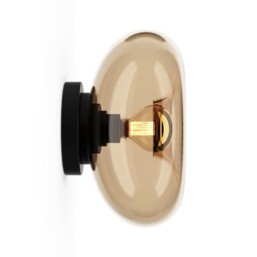 Zepp üveg falilámpa Ø27