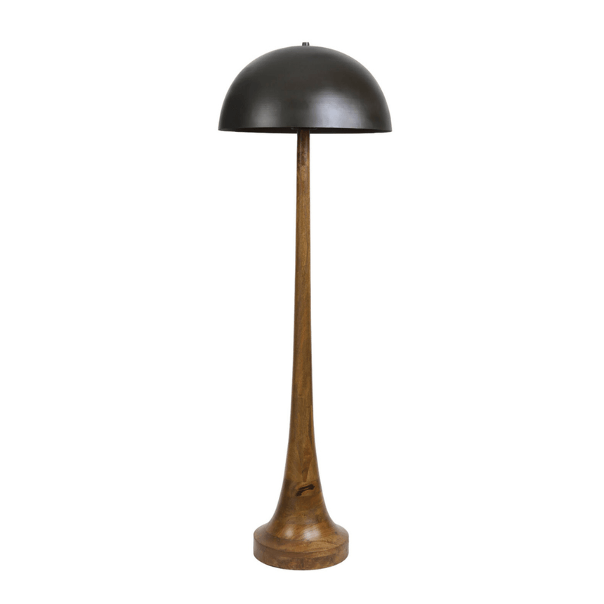 Jovany wooden floor lamp