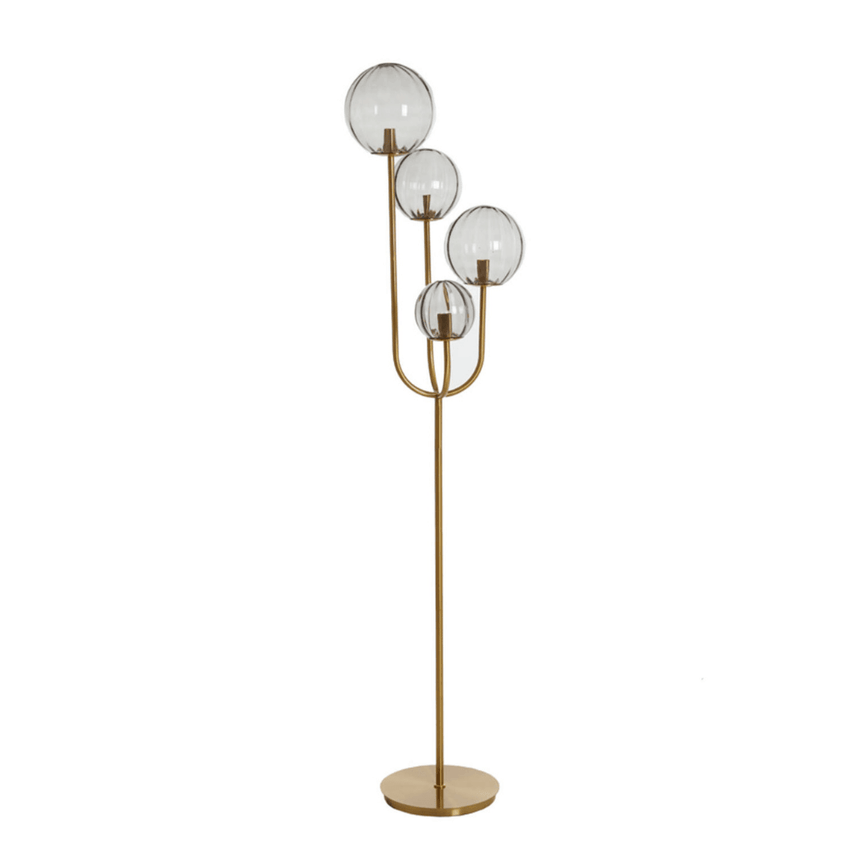 Magdala metal floor lamp 4 bulbs