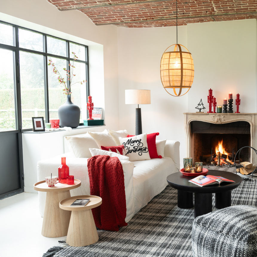 Origami wooden storage table set