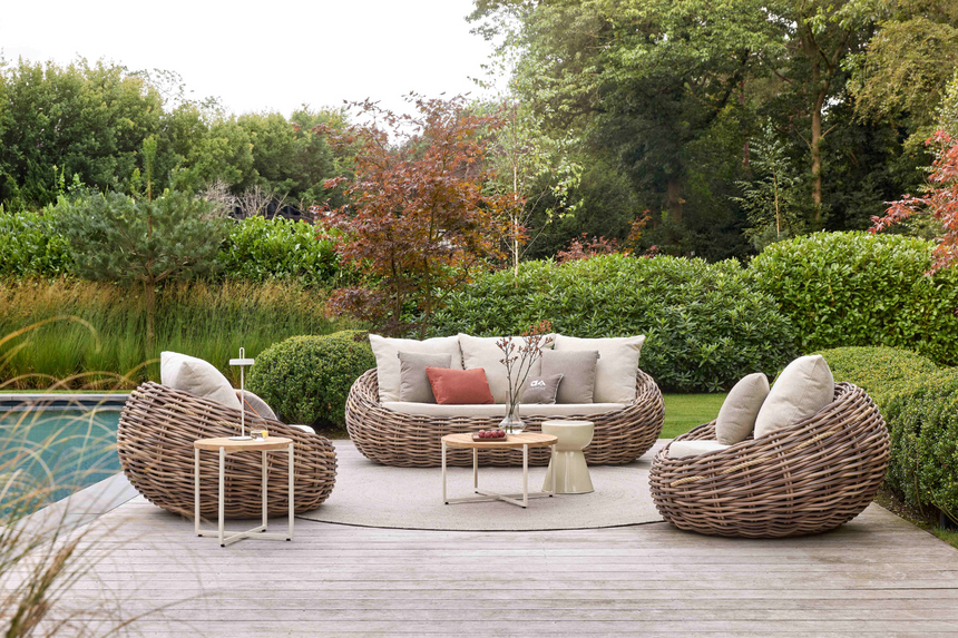 Cocoon buklé kerti fotel