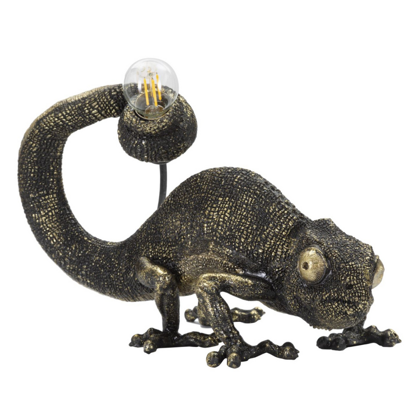 Camaleonte műgyanta asztali lámpa