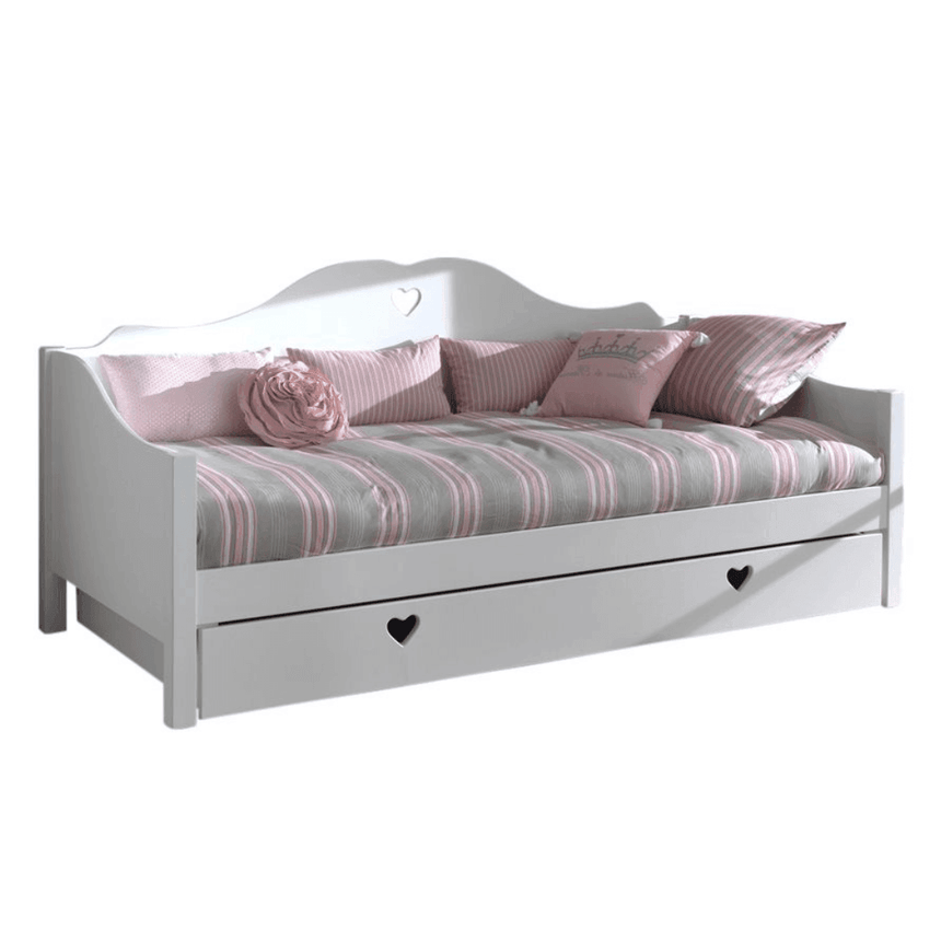 Amori Captain wooden children's bed 90x200 with bed linen holder