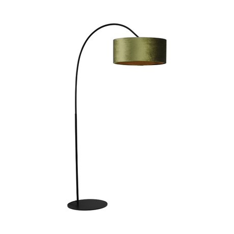 Arch fabric floor lamp with black frame 183x91