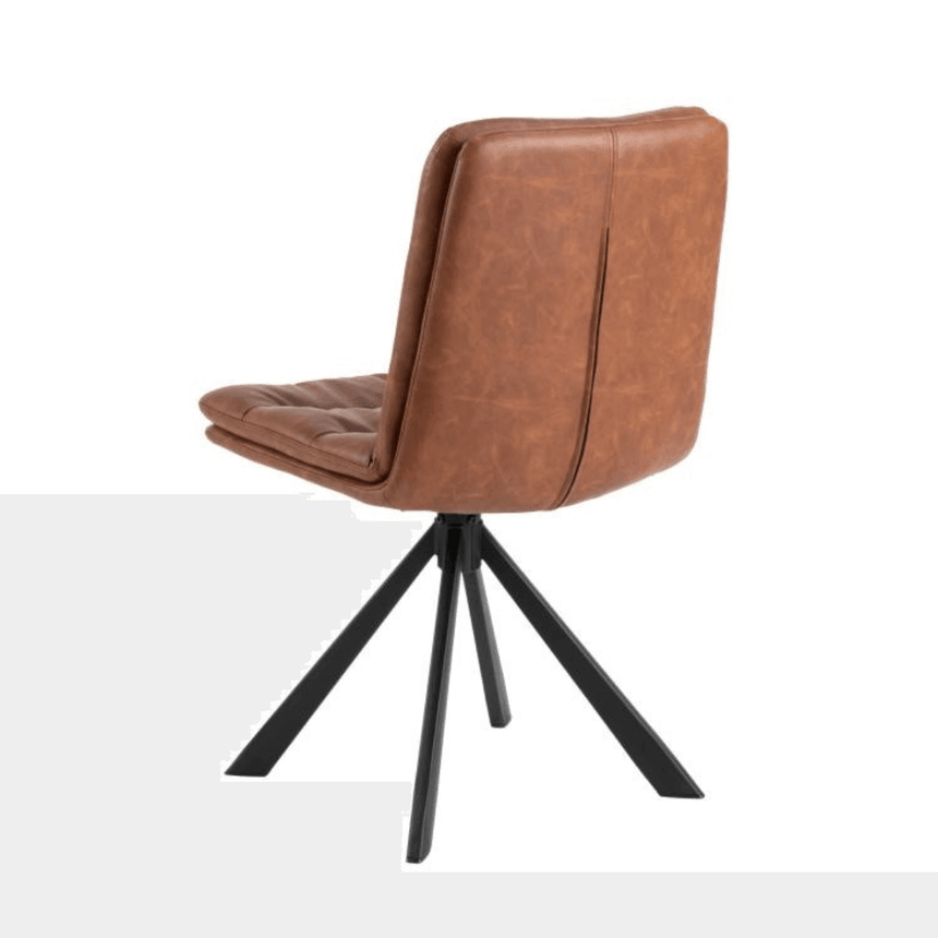 Dean textile leather swivel chair