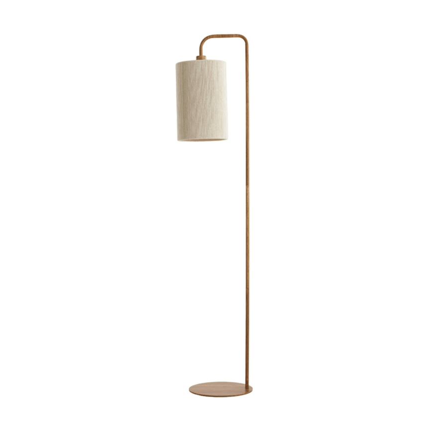 Donio wood-effect floor lamp