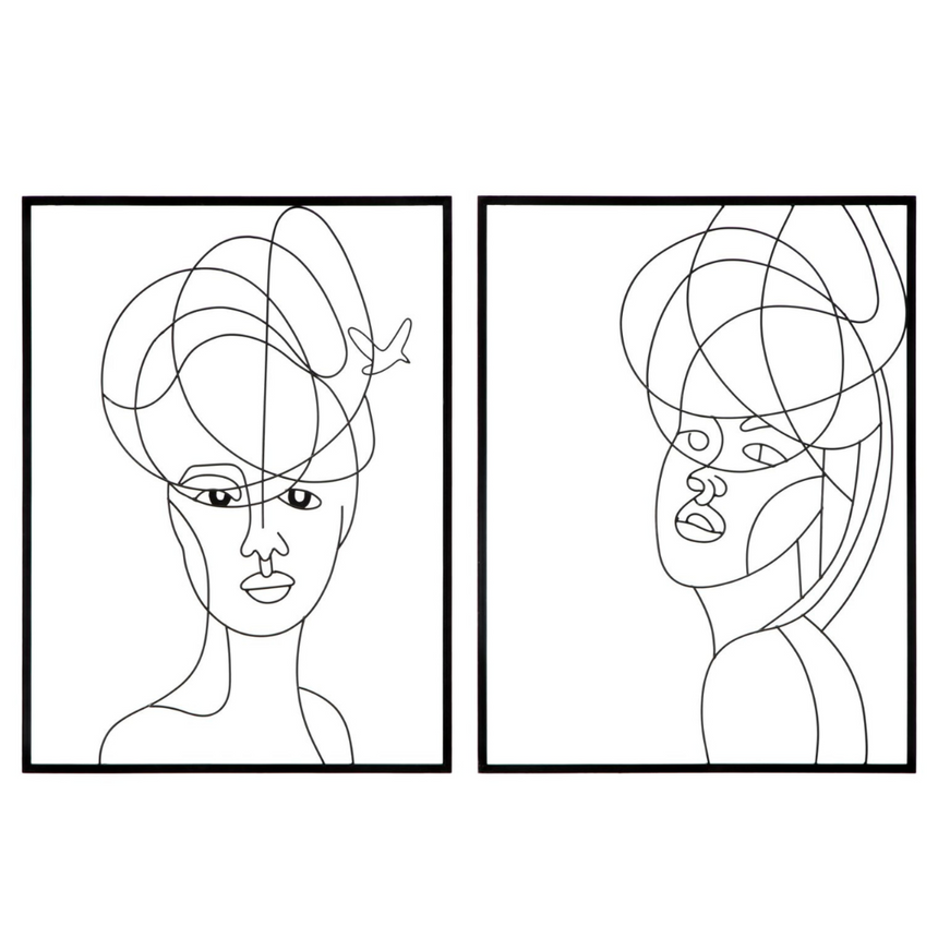 Woman Simply fém falikép szett