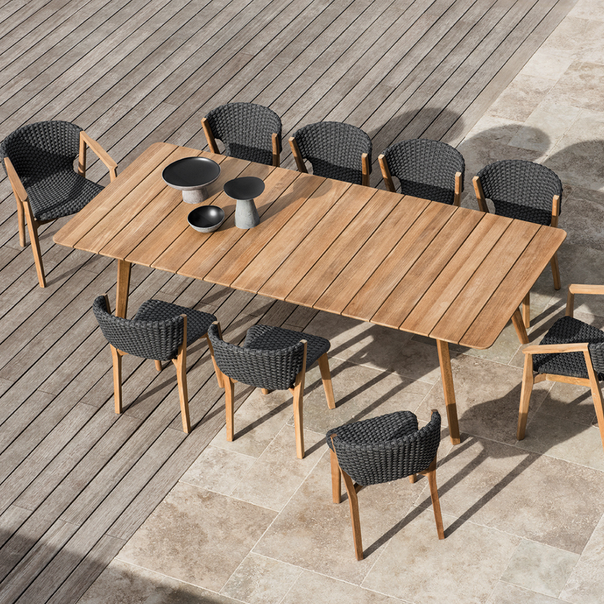 Knit kerti étkezőasztal