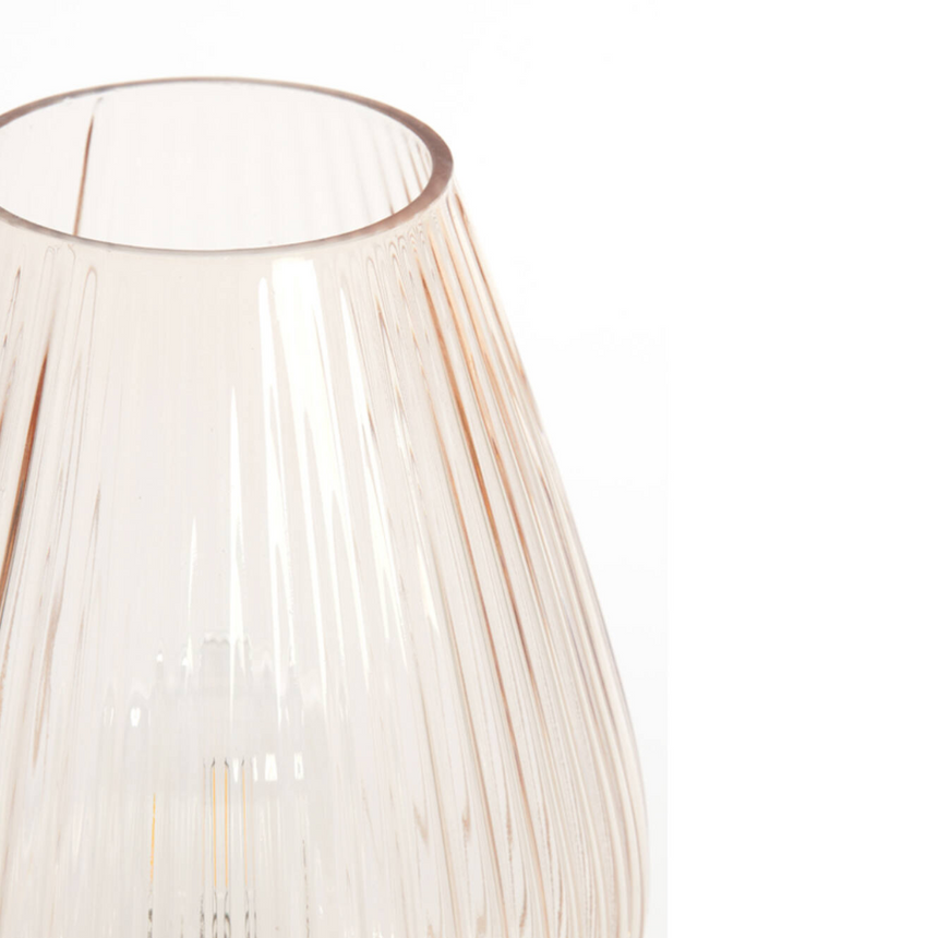 Tajera üveg asztali lámpa Ø21