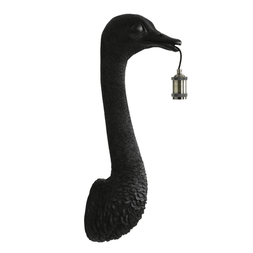 Ostrich large resin wall lamp