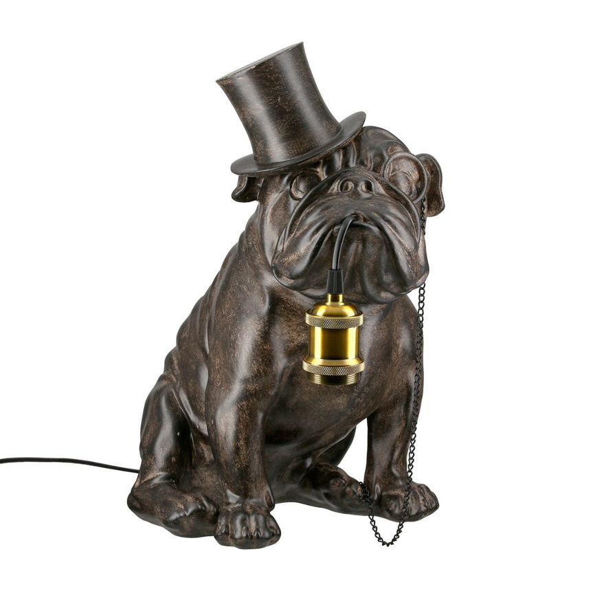 Pug Hat műgyanta asztali lámpa