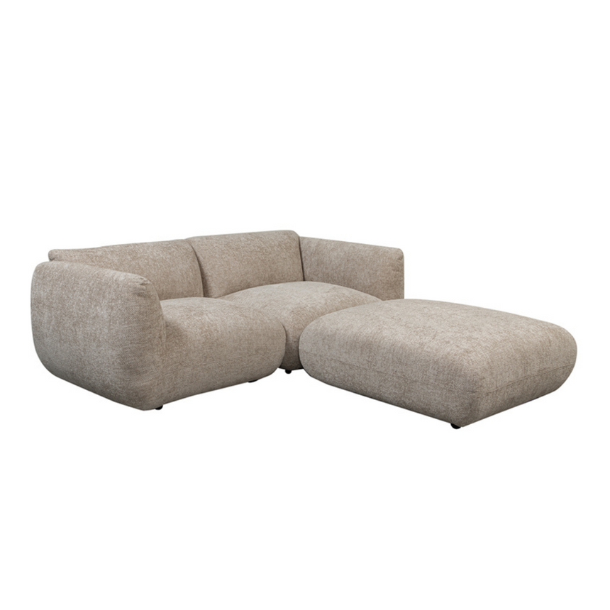 Amsterdam 2.5 személyes zsenília sarokkanapé