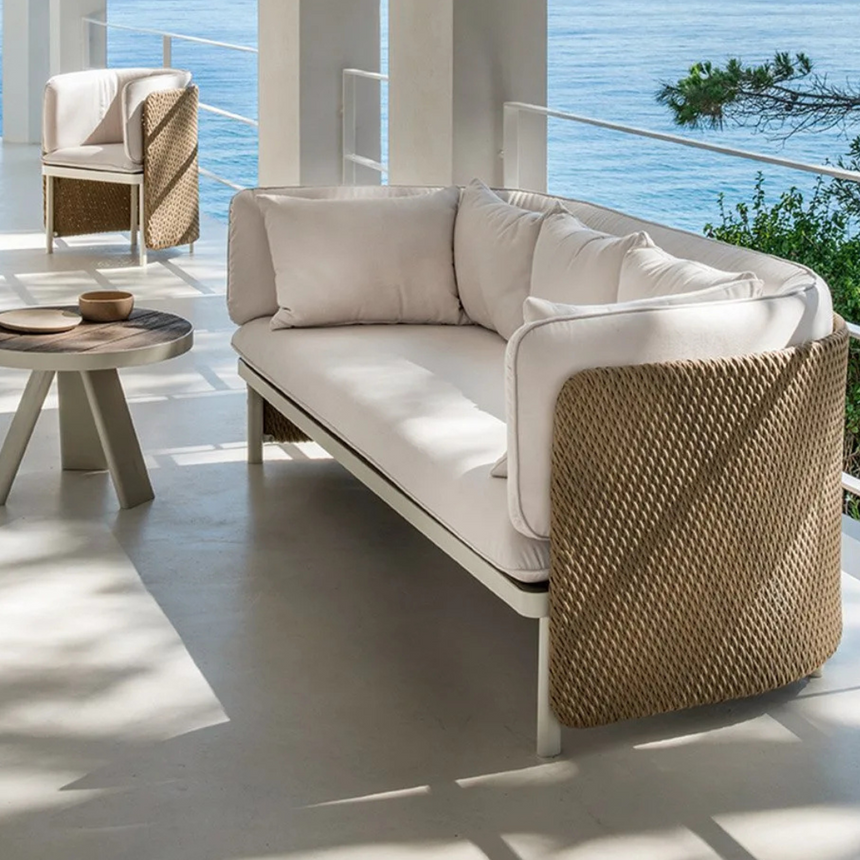 Esedra kerti kanapé