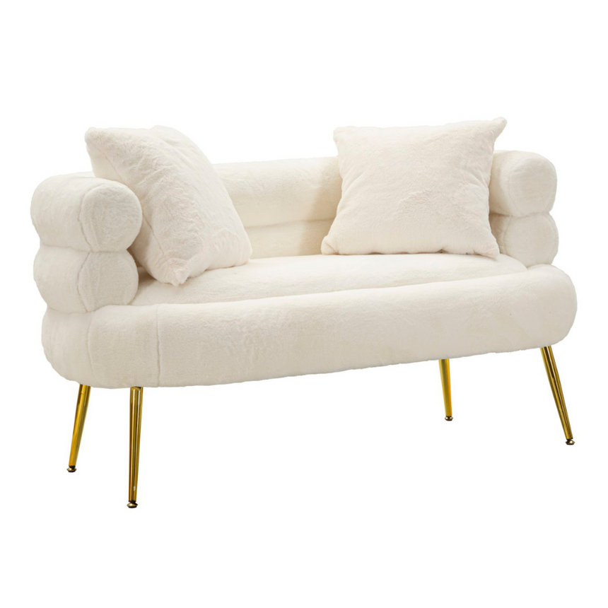 Soffy 2-seater plush sofa