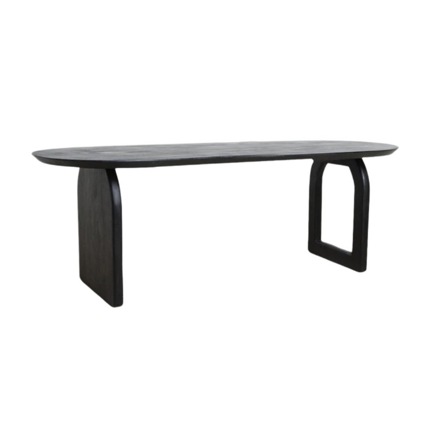 Bullnose Mix fa étkezőasztal 240x90