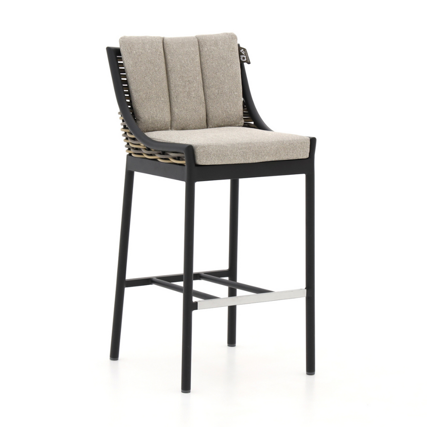 Milou metal garden bar stool