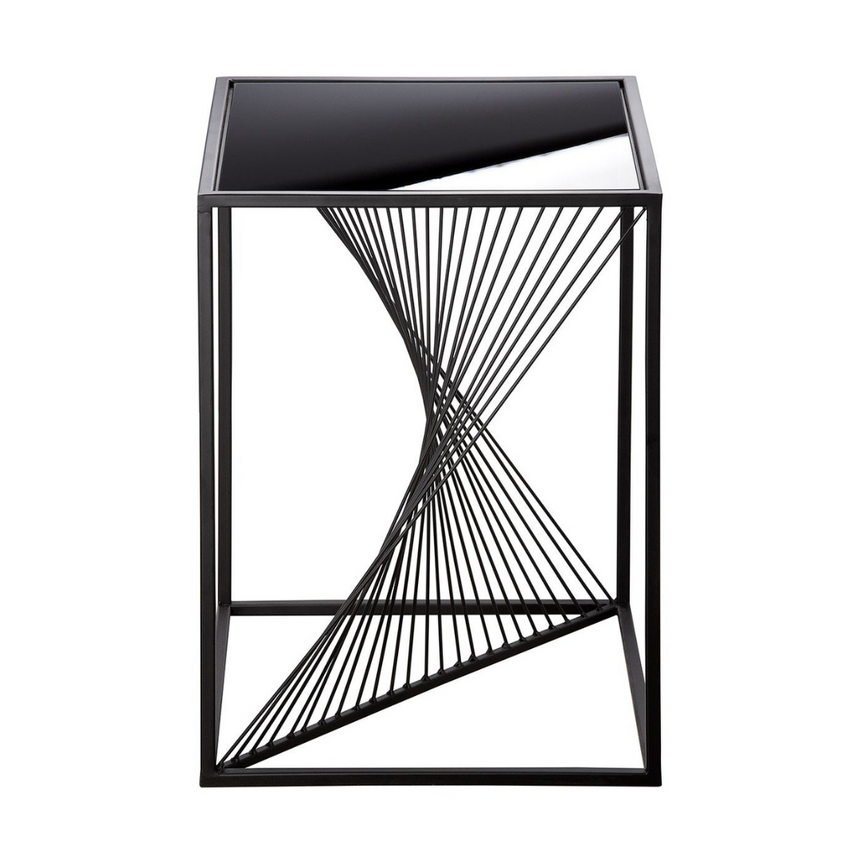 Ray glass side table