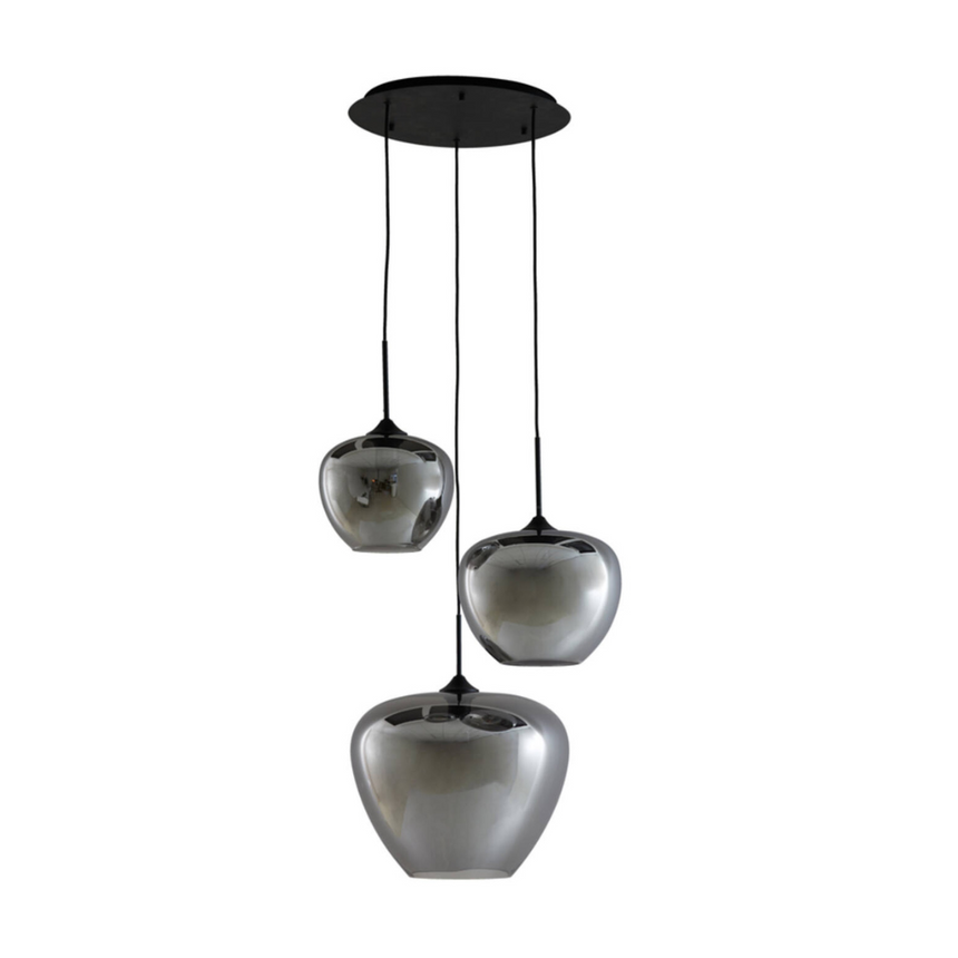 Mayson üveg függőlámpa 3 izzó