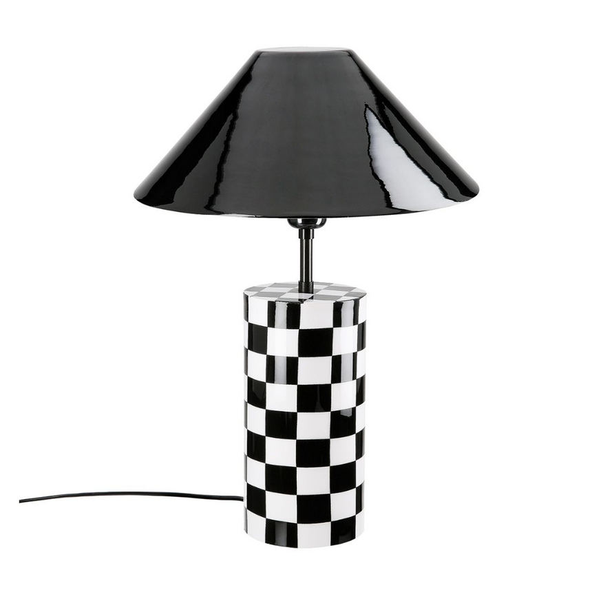 Checkers fém asztali lámpa