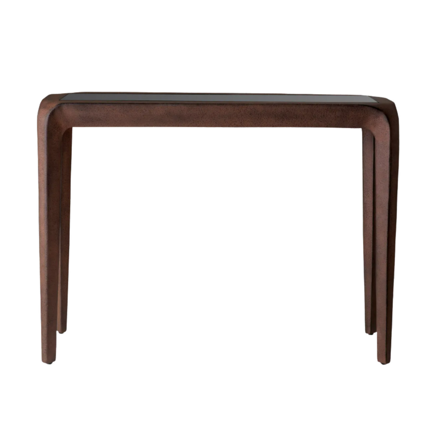 Quentin metal console table