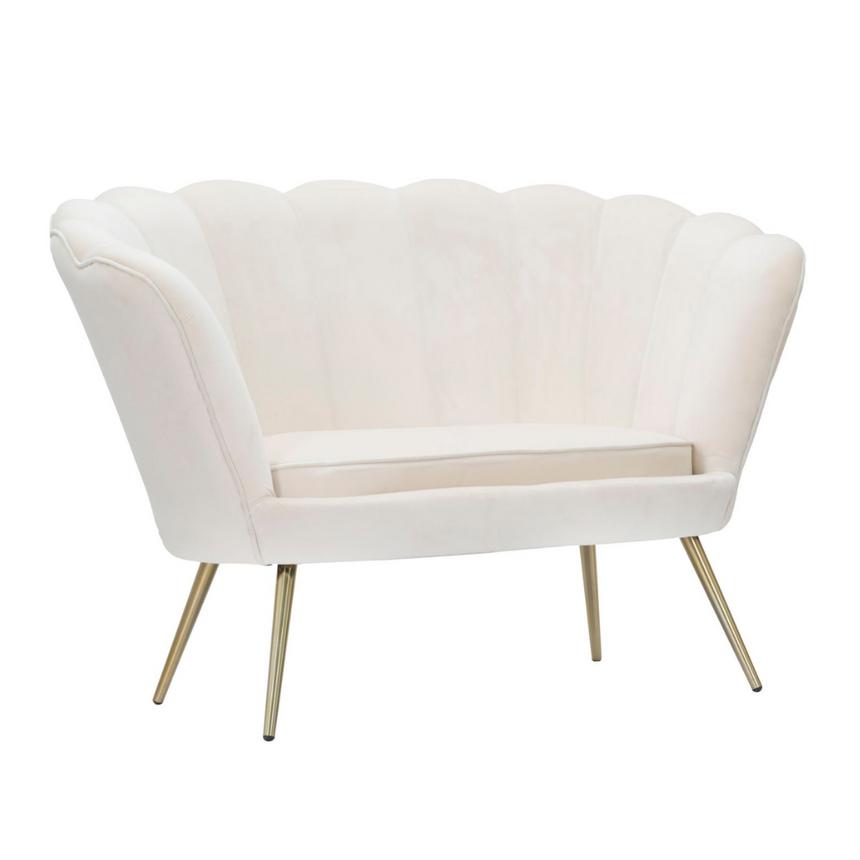 Vienna 1.5-seater velvet sofa