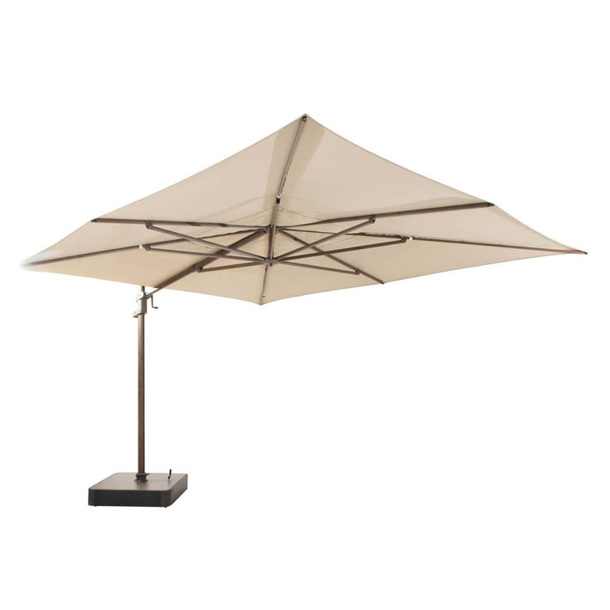 Finca szövet napernyő sötétbarna lábbal