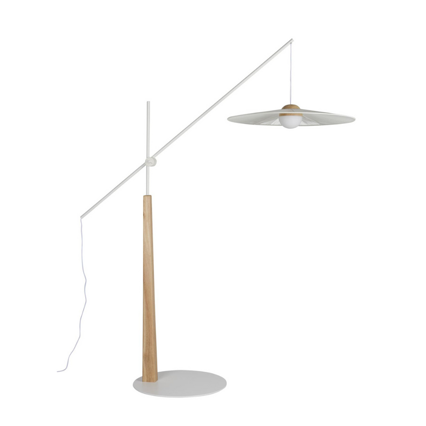 Belle fabric floor lamp