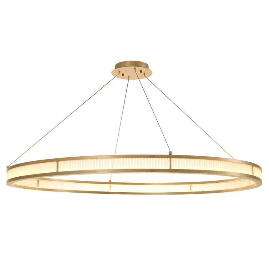 Damien glass chandelier