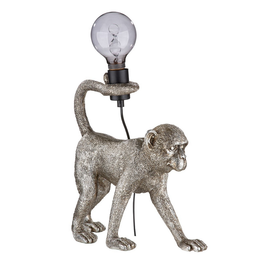 Monkey Silvery műgyanta asztali lámpa