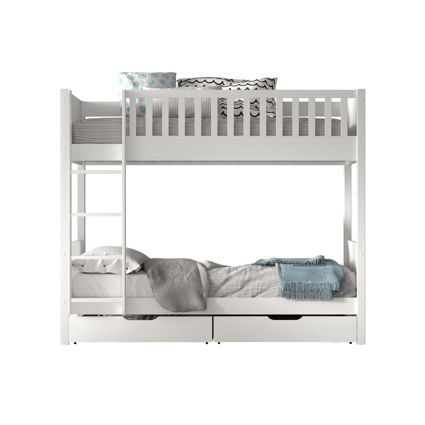 Scott 94 wooden bunk bed, 90x200 with bed linen holder
