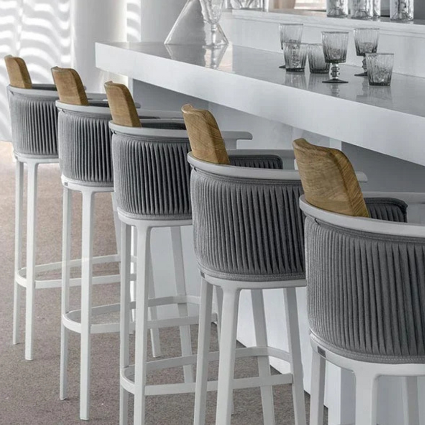 Nicolette kerti bárszék