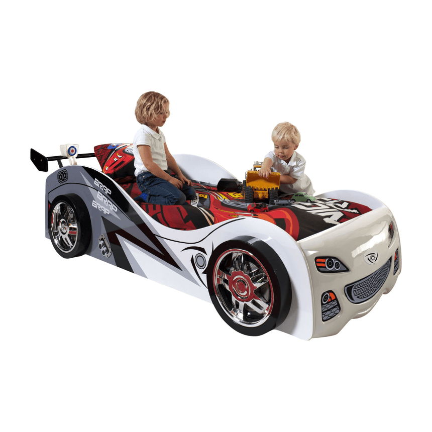 Brap Brap wooden racing car children's bed 90x200