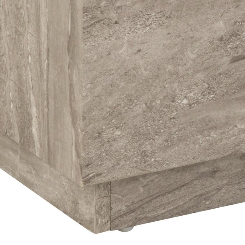 Dice marble effect coffee table set 100x60