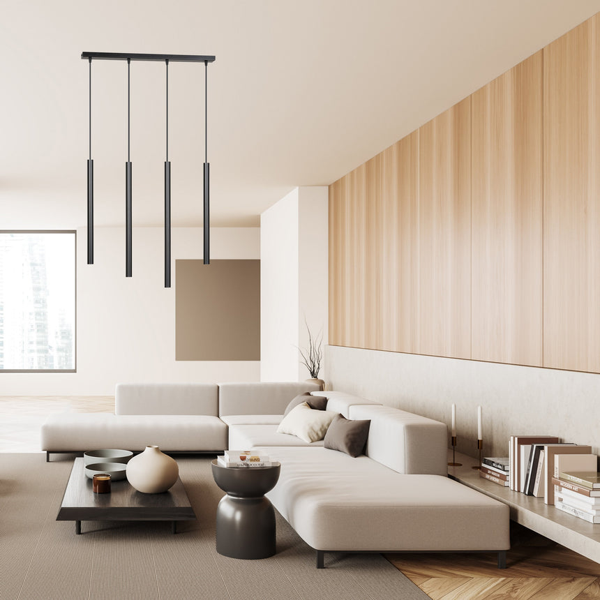 Selter 4 fém függőlámpa