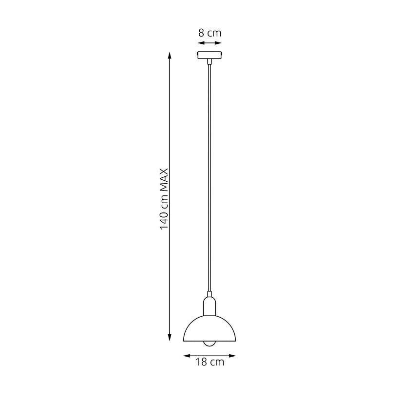 Moto 1 fém függőlámpa
