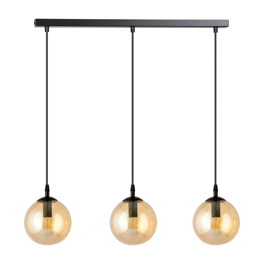 Cosmo 3 BL üveg függőlámpa