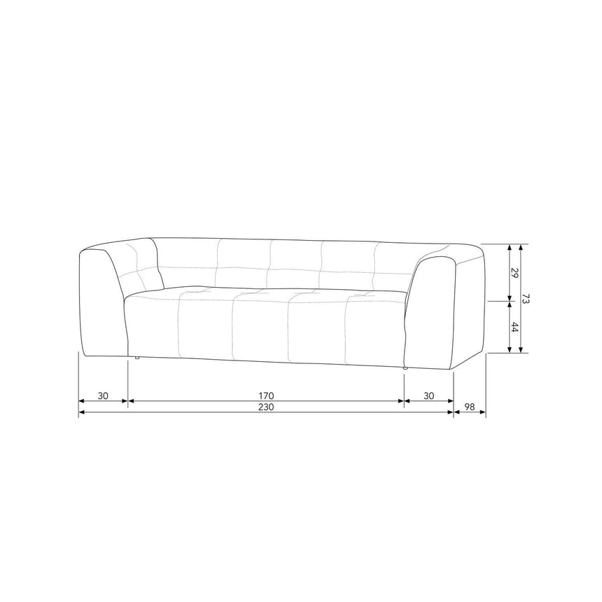 Grid 3 személyes zsenília kanapé