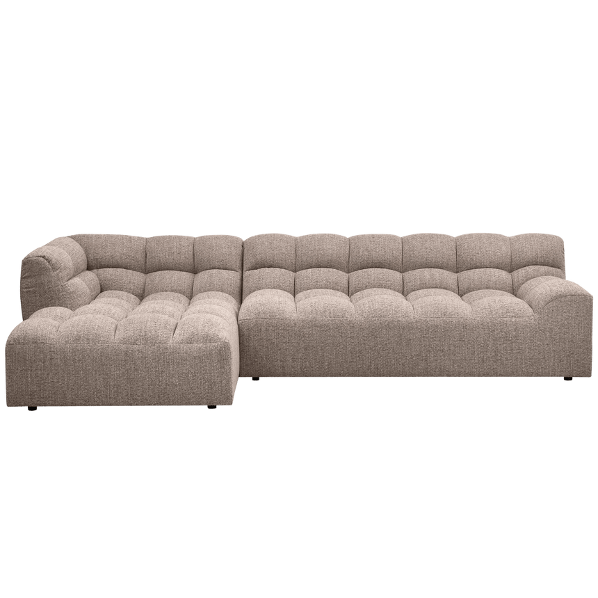 Allure left-hand fabric corner sofa