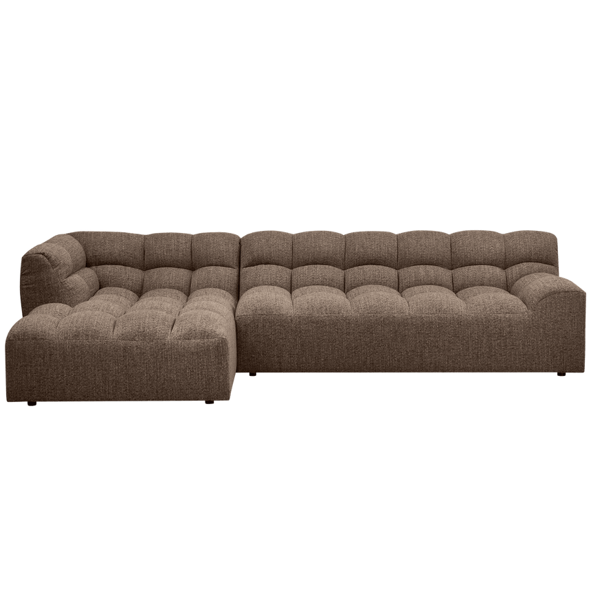 Allure left-hand fabric corner sofa