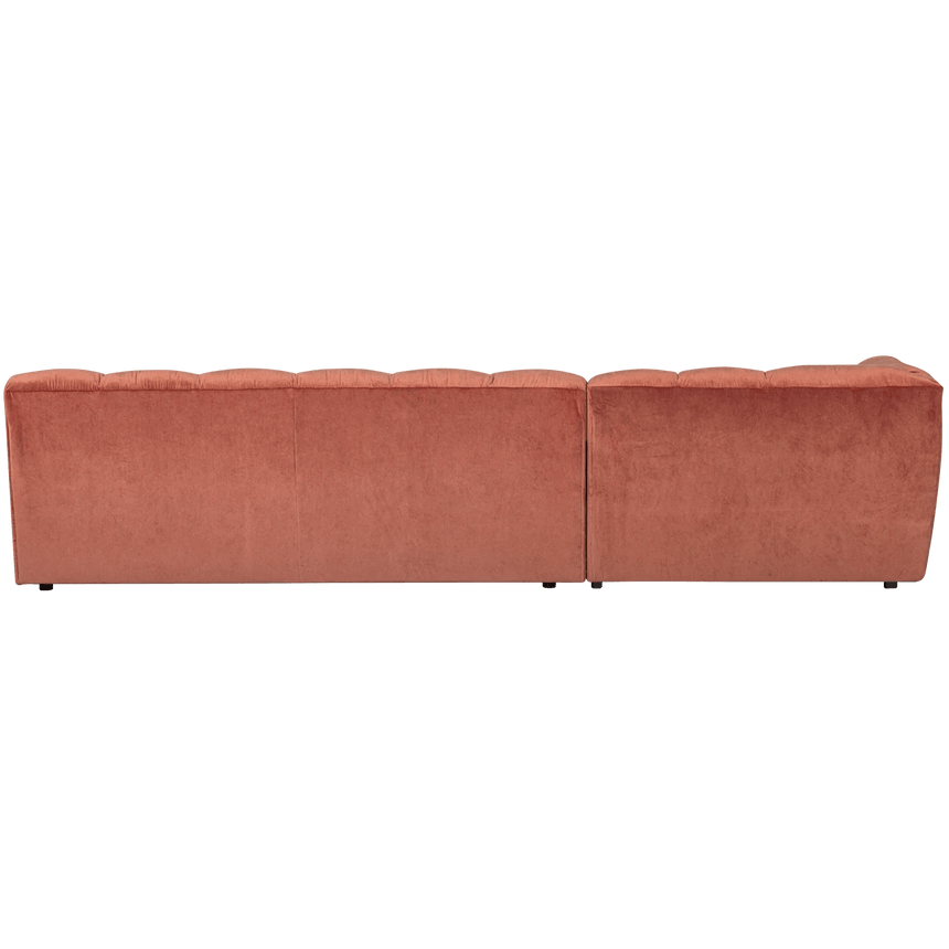 Allure left-hand velvet corner sofa