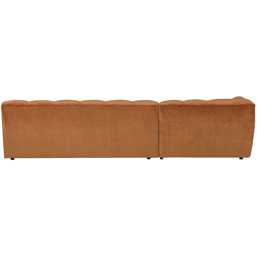 Allure left-hand velvet corner sofa