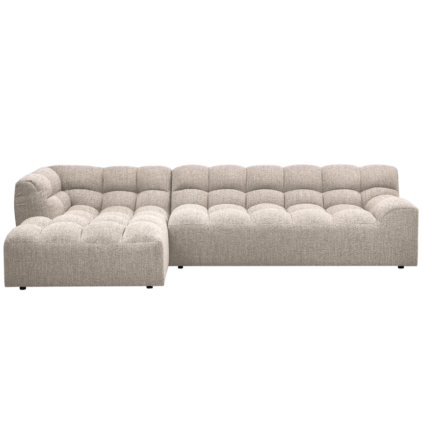 Allure left-hand fabric corner sofa