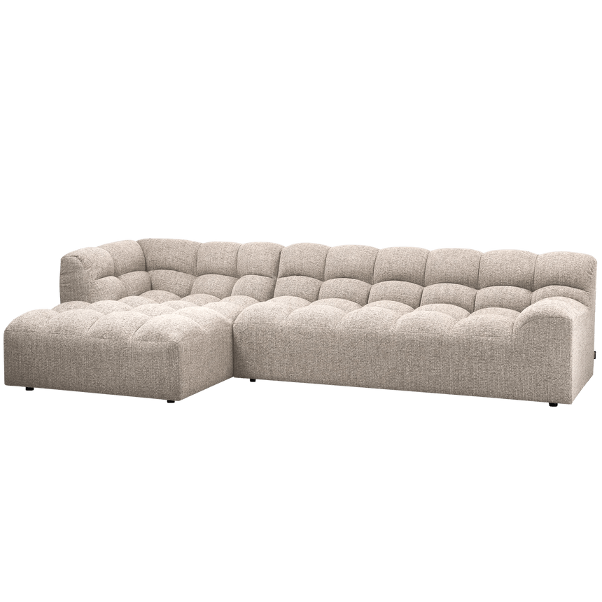 Allure left-hand fabric corner sofa