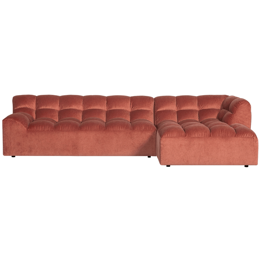 Allure right-hand velvet corner sofa