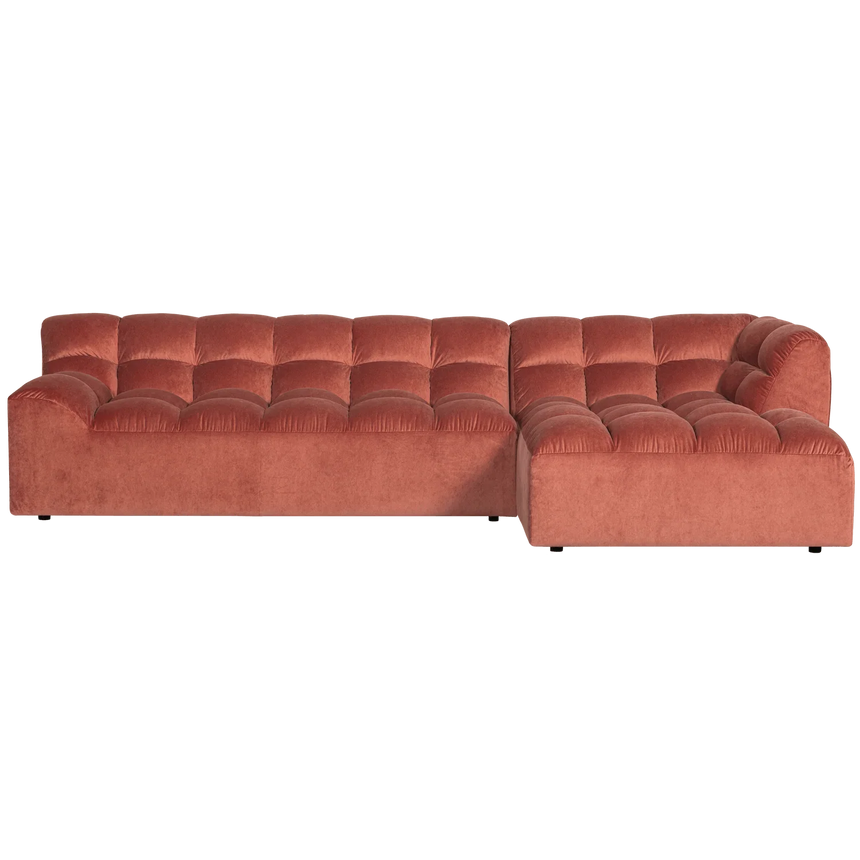 Allure jobbos bársony sarokkanapé