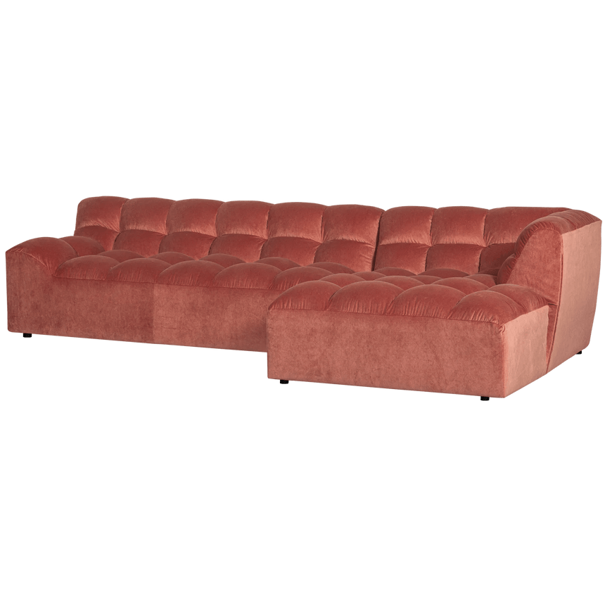 Allure right-hand velvet corner sofa