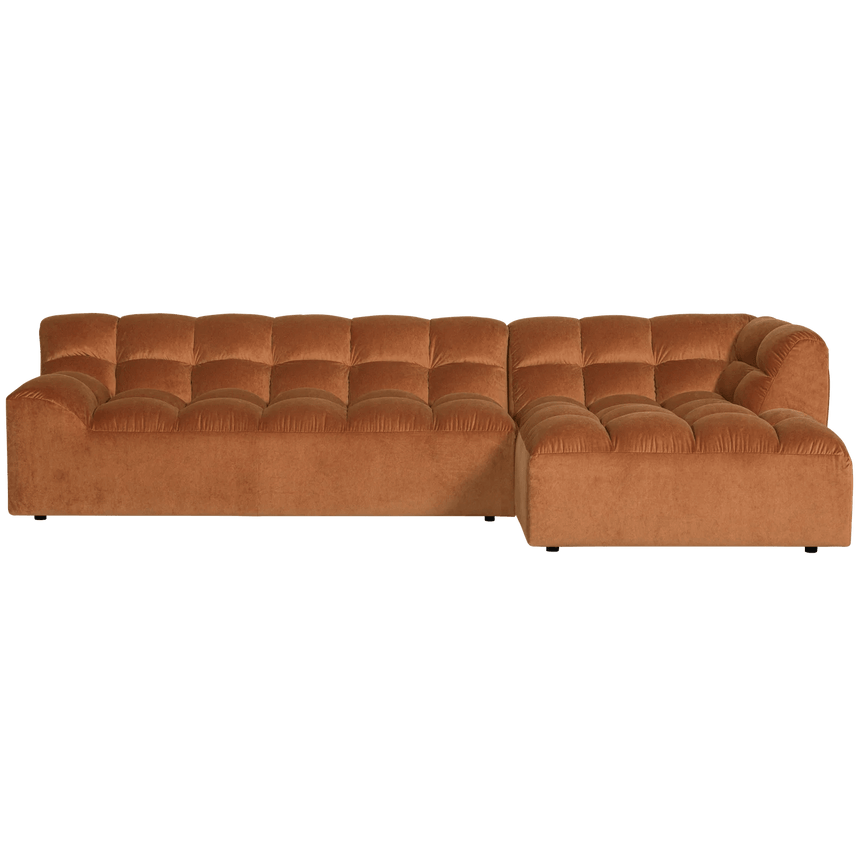 Allure right-hand velvet corner sofa